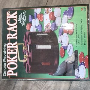 Deluxe Revolving Poker Rack